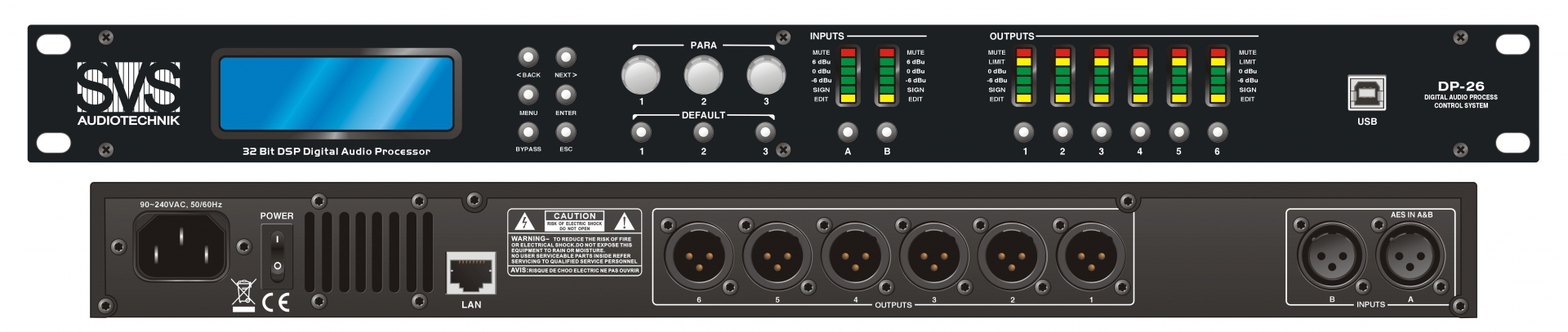 SVS Audiotechnik DP-26 Цифровой процессор: 2 входа 6 выходов в Черкесске
