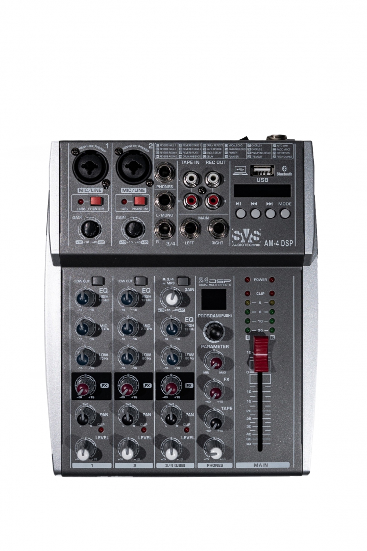 SVS Audiotechnik mixers AM-4 DSP Аналоговый микшерный пульт, 4-канала в Черкесске