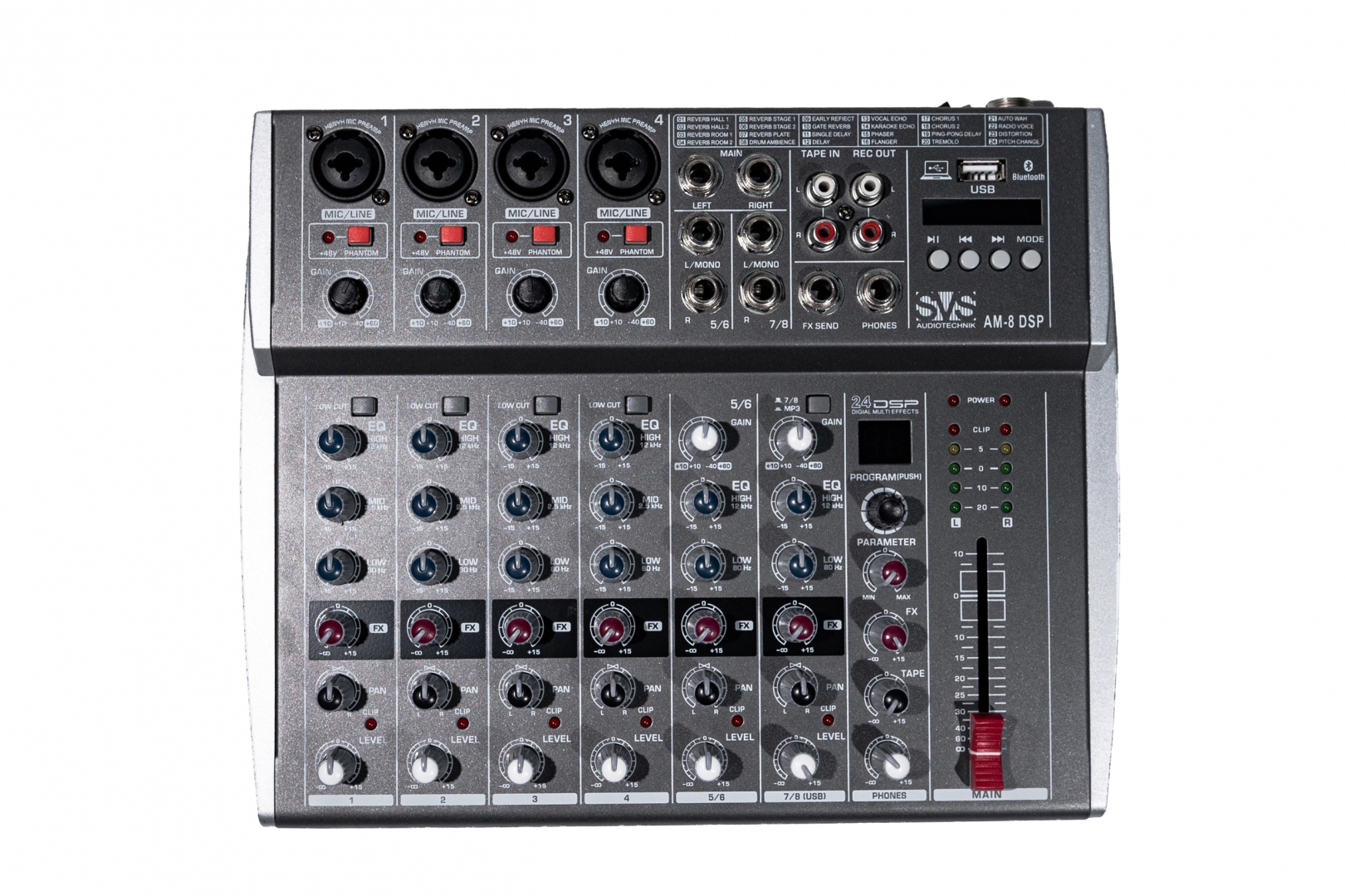 SVS Audiotechnik mixers AM-8 DSP Микшерный пульт аналоговый, 8-канальный в Черкесске
